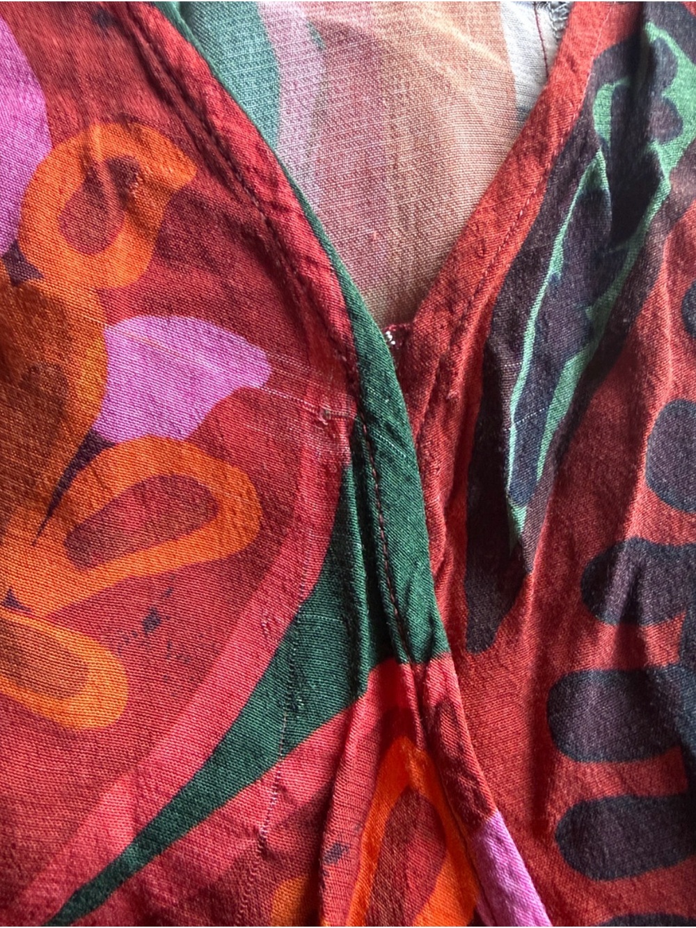 FARM Rio Multicolor Asymmetrical Slip Dress - Picture 10 of 11
